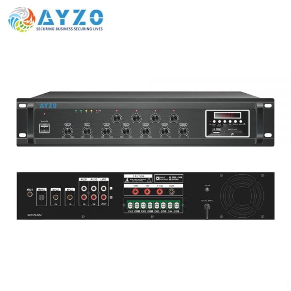 Ayzo A-BT-4Z-60W 60Watts Professional Series Amplifier